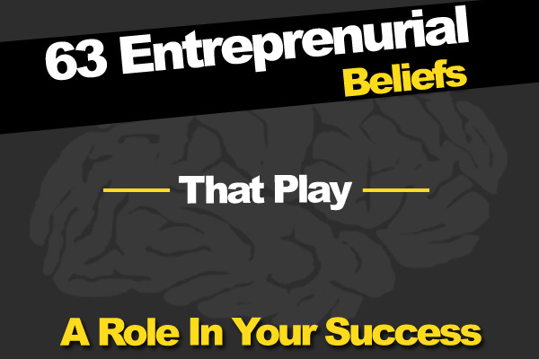 63 Entrepreneurial Beliefs That Play A Role In Your Success